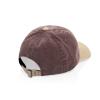 BEAU AWARE™ Washed 6 panel 270gsm cotton twill two tone cap