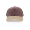 BEAU AWARE™ Washed 6 panel 270gsm cotton twill two tone cap