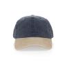 BEAU AWARE™ Washed 6 panel 270gsm cotton twill two tone cap