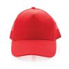 Impact AWARE™ Brushed rcotton 5 panel trucker cap 190gr
