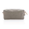 Canvas toiletry bag PVC free