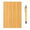 A5 Bamboo notebook & pen set