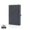 GRS Recycled leather hardcover notebook A5