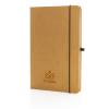 GRS Recycled leather hardcover notebook A5
