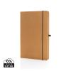GRS Recycled leather hardcover notebook A5