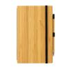 Bamboo notebook and infinity pencil set