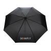 20.5" Impact AWARE™ RPET 190T Pongee bamboo mini umbrella