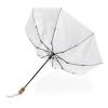 21" Impact AWARE™ RPET 190T bamboo auto open/close umbrella