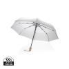 21" Impact AWARE™ RPET 190T bamboo auto open/close umbrella