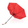 21" Impact AWARE™ RPET 190T bamboo auto open/close umbrella
