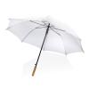 27" Impact AWARE™ RPET 190T auto open bamboo umbrella