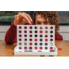 Connect four wooden game