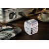 SKROSS World Travel Adapter MUV 2-pole with USB A and C