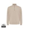 IQONIQ Elgon recycled cotton quarter zip sweater