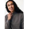 IQONIQ Elgon recycled cotton quarter zip sweater