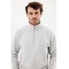 IQONIQ Elgon recycled cotton quarter zip sweater