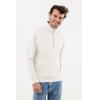 IQONIQ Elgon recycled cotton quarter zip sweater