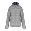 LADIES' LIGHTWEIGHT HOODED PADDED JACKET