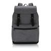 Laptop backpack with magnetic buckle straps