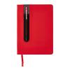 Standard hardcover PU A5 notebook with stylus pen