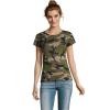 SOL'S CAMO WOMEN - ROUND COLLAR T-SHIRT