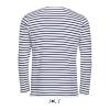 SOL'S MARINE MEN - LONG SLEEVE STRIPED T-SHIRT