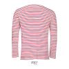 SOL'S MARINE MEN - LONG SLEEVE STRIPED T-SHIRT