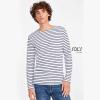 SOL'S MARINE MEN - LONG SLEEVE STRIPED T-SHIRT