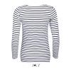 SOL'S MARINE WOMEN - LONG SLEEVE STRIPED T-SHIRT