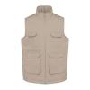 UNISEX PADDED MULTI-POCKET POLYCOTTON VEST
