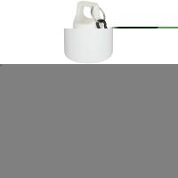 Oregon 750 ml solid colour RCS recycled plastic water bottle with carabiner