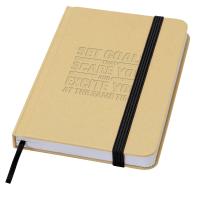 Reed A6 recycled hard cover notebook with plain pages