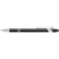 Kish ballpoint pen with silver finish (black ink)