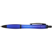 Nash recycled plastic ballpoint pen with black trims (black ink)