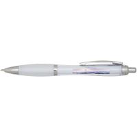 Nash RCS recycled plastic ballpoint pen with coloured barrel and grip (blue ink)