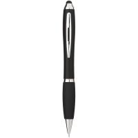 Nash coloured stylus ballpoint pen with black grip (blue ink)