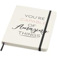 Bass A5 recycled hard cover notebook with lined pages