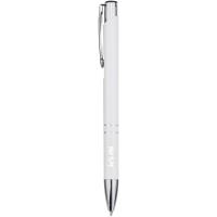 Moneta recycled aluminium ballpoint pen (blue ink)