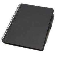 Slate A5 reusable hard cover notebook and pen set (black ink)