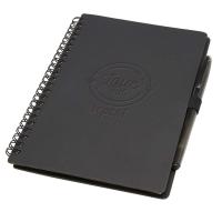 Slate A5 reusable hard cover notebook and pen set (black ink)