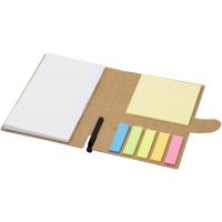 Swift sticky notes booklet with ballpoint pen (black ink)
