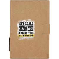 Swift sticky notes booklet with ballpoint pen (black ink)