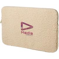 Bear 13" GRS recycled sherpa laptop sleeve 2L
