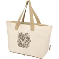 Sierra 140 g/m² GRS recycled foldable cotton tote bag 7L