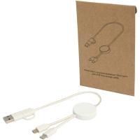 Citala 5-in-1 recycled plastic 30 cm data sync and 27W fast charge cable