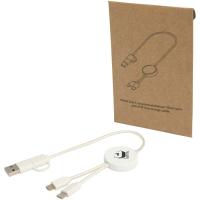 Citala 5-in-1 recycled plastic 30 cm data sync and 27W fast charge cable