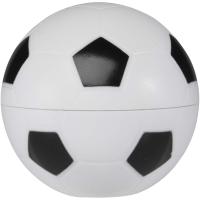 Zuri football-shaped vanilla lip balm with SPF 15
