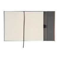 Set de caiet cu copertă din piele și pix