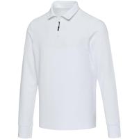 Zeus long sleeve unisex half zip polo