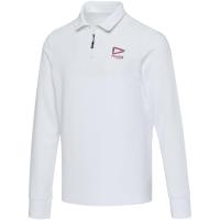 Zeus long sleeve unisex half zip polo